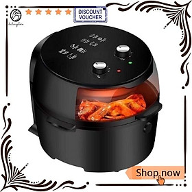 Mua Nồi Chiên Không Dầu Dung Tích 8L Công Nghệ Nóng Chân Không Thế Hệ Mới-Giao Màu Ngẫu Nhiên