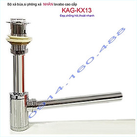 Mua Xả lavabo KAG-KX13 Korea  bộ xả bồn rửa mặt co búa cao cấp inox dày sáng bóng thoát nhanh chống hôi tốt