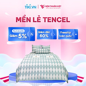 Chăn Mền Hè Chất Liệu Tencel Thuần Việt Cao Cấp Mịn Mát - Đa Dạng Họa Tiết - Kích Thước 180x200 cm