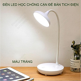 ĐÈN LED HỌC ĐỂ BÀN CHỐNG CẬN 7023, TÍCH ĐIỆN, ÁNH SÁNG 3 MÀU, CÓ ĐIỀU CHỈNH ĐỘ SÁNG VÔ CẤP