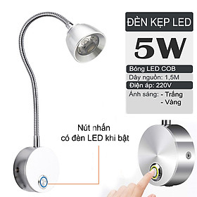 Mua Đèn rọi đọc sách đầu giường Led 5W-220V  Loại gắn tường Ánh sáng chiếu rọi điểm