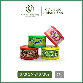 Sáp Thơm Phòng Ngủ Khử Mùi Sara 2 Nắp 75g Cao Cấp Phòng Máy Lạnh, Xe Ô Tô, Tủ Quần Áo, Nhà Vệ Sinh, Toilet