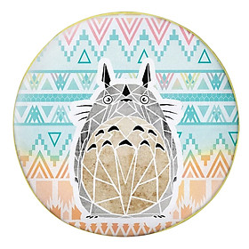 Gối tròn Totoro vẽ nền hoạ tiết - GOAA108