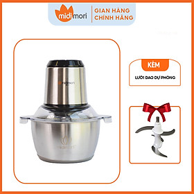 Mua Máy Xay Thịt đa năng Midimori Chopper (500W) - Hàng Chính Hãng - Tặng Kèm 1 Bộ Lưỡi Dao Dự Phòng