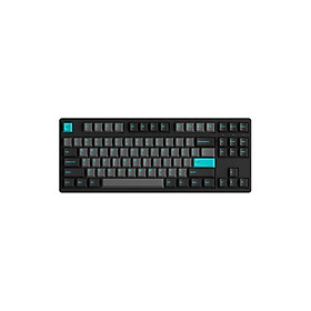 Bàn phím cơ có dây AKKO 3087 Plus Black & Cyan (Akko CS Switch)_Mới, hàng chính hãng