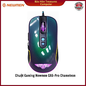 Chuột Có Dây Gaming Newmen GX6-Pro Chameleon 7200DPI Led RGB - Hàng Chính Hãng