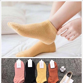 Sét 10 đôi tất Lưới nữ thông hơi siêu mát