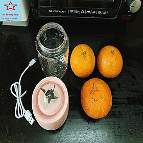 Mua Máy Xay Sinh Tố cầm tay đa năng  sạc pin  6 lưỡi dao  300ml