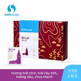 SHIN Cà Phê - DripBag Đà Lạt hộp 10 gói - Phin Giấy tiện lợi