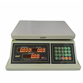 Mua CÂN ĐIỆN TỬ TÍNH TIỀN CHỐNG NƯỚC 30kg/5gam QUA832. MÀN HÌNH HIỂN THỊ 2 MẶT. CHỐNG NƯỚC TUYỆT ĐỐI