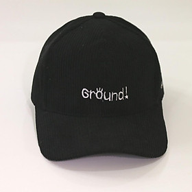 Mũ Lưỡi Trai - Nón Kết Nam Nữ Form Unisex Thêu Chữ Ground Thời Trang Mới Nhất 2022