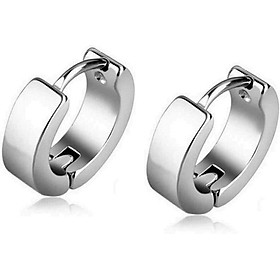 Bông tai Titan khoen tròn style unisex cực chất