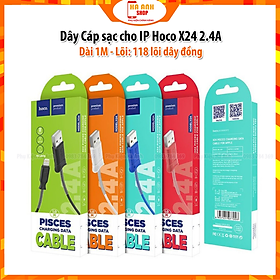 Mua Dây Cáp sạc X24 2.4A cho iP dài 1M - Lõi: 118 lõi dây đồng Hàng Chính Hãng