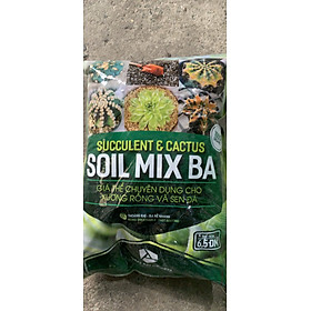 Đất trồng sen đá, xương rồng Soil Mix BA trộn sẵn 6,5 lít