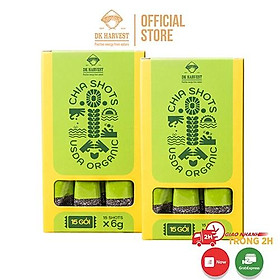 Hình ảnh COMBO SIÊU TIẾT KIỆM - 2 Hộp chia shot Organic DK Harvest nhập khẩu (1 hộp 15 shot) 15x6g