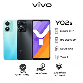 Mua Điện thoại Vivo Y02s  (3GB/32GB) - Hàng Chính Hãng