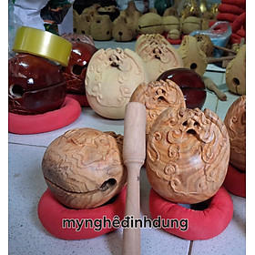 Mua Mõ tụng kinh Phật bằng gỗ sưa đỏ kt 10x10cm
