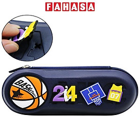 Bóp Viết Nhựa Charm Bóng Rổ Xanh Đậm - Shunde 9036