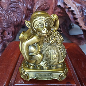 Mua Tượng khỉ bằng đồng  tượng con giáp khỉ bằng đồng bày bàn  quà tặng phong thủy  tượng đồng bày bàn
