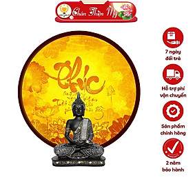 Mua Đèn Thờ Hào Quang Phật Tranh Trúc Chỉ Tròn  Trang Trí Bàn Thờ  Hào Quang Trúc Chỉ Chữ Phúc Việt TC-HQ-38