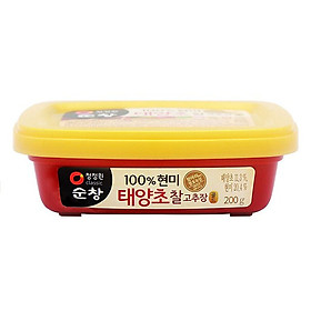 Tương Ớt Cay Teayangcho Daesang Từ Gạo Lứt Hàn Quốc Hộp 200 Gram