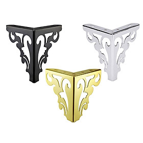 4Pcs/Set Metal Polished Sofa Chair Legs Modern Hollow Patten Table Cabinet Bed Feet Furniture Accessories