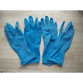 Mua Combo 10 đôi găng tay Latex có bột màu xanh dương