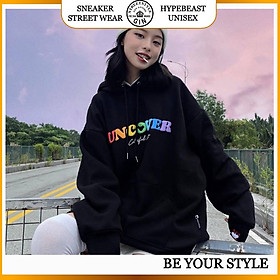 Hình ảnh Áo hoodie unisex uncover basic Áo khoác nỉ uncover basic ver2 full tag - Gin Store