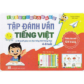 COMBO TẬP ĐÁNH VẦN TIẾNG VIỆT CHO TRẺ TỪ 4 ĐẾN 6 TUỔI VÀ BỘ THẺ FLASHCARD CHỮ CÁI