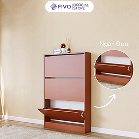 Tủ Giày Gỗ Cánh Lật Thông Minh FIVO FS55 Gỗ Chống Ẩm, Tiết Kiệm Không Gian, Sức Chứa Lớn, Dễ Dàng Lắp Đặt
