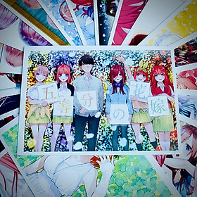 Bộ 20 tấm postcard anime Nhà Có 5 Nàng Dâu – Go Tobun No Hanayome