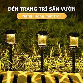 Đèn năng lượng mặt trời- Đèn cắm đất trang trí sân vườn, hiệu ứng ánh sáng hấp dẫn- K1609