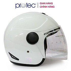 Mũ bảo hiểm 3/4 có kính Protec MO-001, kiểu dáng mới, gọn nhẹ, ôm sát đầu, thời trang