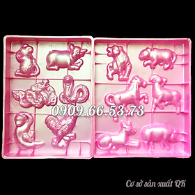 Khuôn rau câu 12 con giáp – Mã số 1013