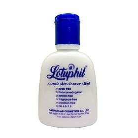 Hình ảnh Sữa rửa mặt ngừa mụn Lotuphil 125ml - Hàng Chính Hãng hợp da nhờn, da khô, da nhạy cảm