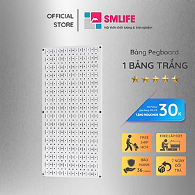 Bảng treo dụng cụ SMLIFE Pegboard đứng 80×40