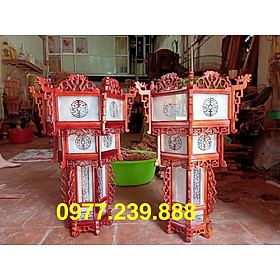 Mua đèn lồng gỗ hương 47x47x25cm