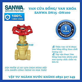 Mua Van khóa  van cửa đồng Sanwa 3/4  GV20 Thái Lan  có xuất hóa đơn VAT