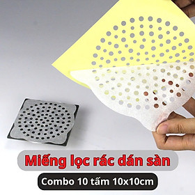 Mua SET 10 Lưới Lọc Tóc Dán Nắp Cống  Chặn Côn Trùng  Chống Tắc Nghẽn