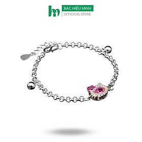 Lắc tay lắc chân bé yêu bạc hiểu minh lte121 mèo kitty bảo hành vĩnh viễn