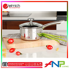 QUÁNH INOX ELMICH 2 LỚP CHỐNG DÍNH ĐÁY LIỀN TRI-MAX EL-3783 SIZE 14CM - Hàng Chính Hãng