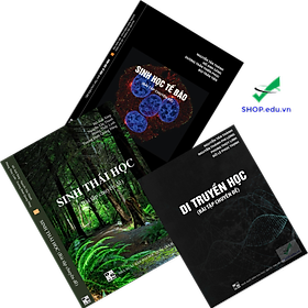 Combo 3 cuốn Bài tập chuyên đề: Sinh học tế bào, Sinh thái học và Di truyền học