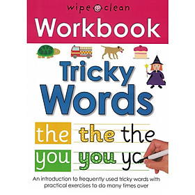 [Download Sách] Sách tẩy xóa tiếng Anh - Wipe Clean Workbook Tricky Words