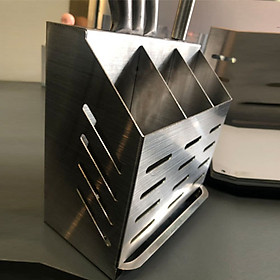 Mua Hộp cài dao  đựng đũa đa năng thép không gỉ inox304  đặt bàn hoặc treo tường
