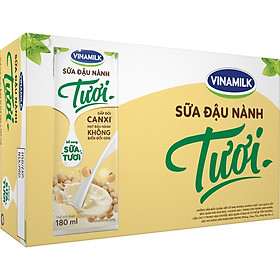 Thùng 48 Hộp Sữa đậu nành tươi Vinamilk 180ml