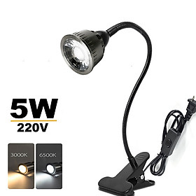 Hình ảnh Đèn Rọi Led Kẹp bàn đầu giường đa năng BOFIT 3W - 220V, Thân đèn Kim loại