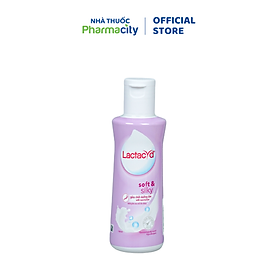 Dung dịch vệ sinh phụ nữ Lactacyd Soft & Silky dịu nhẹ giúp dưỡng ẩm (150ml)