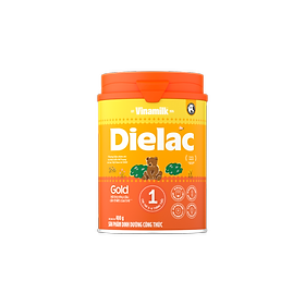 HỘP SỮA BỘT VINAMILK DIELAC ALPHA GOLD IQ 1 (400G) (CHO TRẺ TỪ 0 - 6 THÁNG TUỔI)