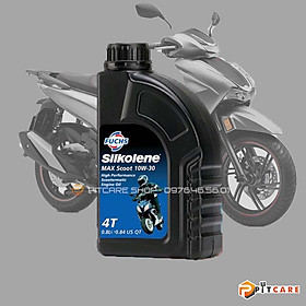 Nhớt Xe Tay Ga Nhập Khẩu Chính Hãng Fuchs Max Scoot Silkolene 10W30 800ml 