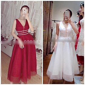 > Đầm công chúa dự tiệc sang chảnh - Hình thật